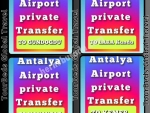 LARA KUNDU ANTALYA AIRPORT TRANSFER TAXI Sales Booking Rent Reservation